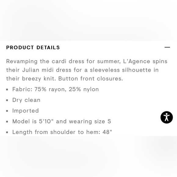 L’AGENCE Julian Sleeveless Knit Midi Dress - Picture 6 of 7
